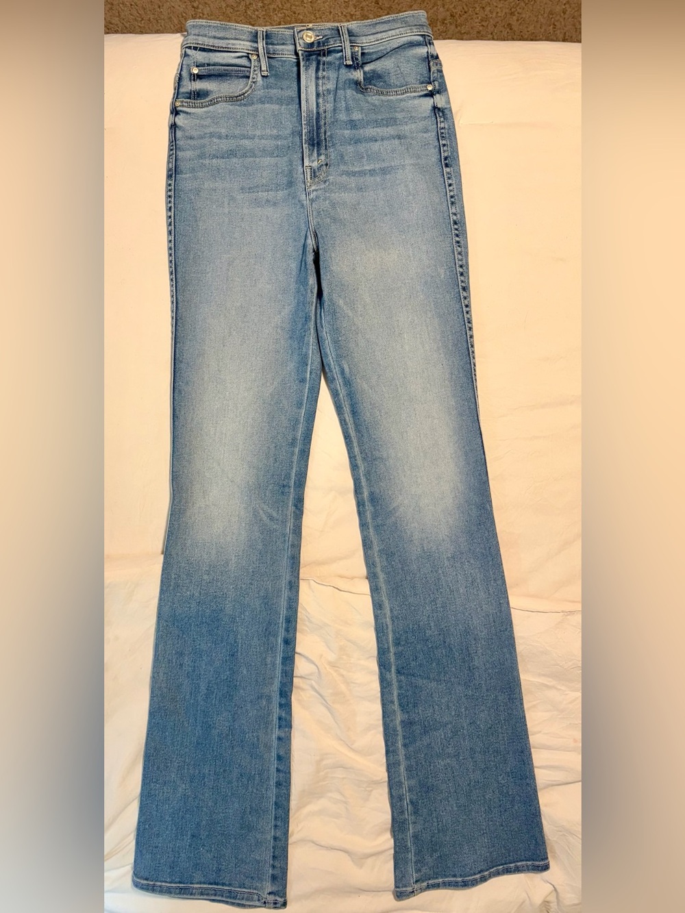 MOTHER High Waisted Smokin Double Heel Jeans County Line 26